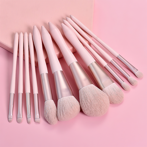 Biyouyi Nouveau Set de 11 Pinceaux de Maquillage Rose Feizixiao Girl Pinceau à Poudre Super Doux Pinceau à Ombre à Paupières avec Manche en Bois Style Fille Transfrontalier - Product Image 1
