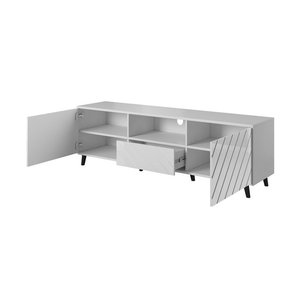 <span class=keywords><strong>Meuble</strong></span> <span class=keywords><strong>TV</strong></span> <span class=keywords><strong>LED</strong></span> YIFAN avec prise de courant, modes dynamiques multiples, étagère ouverte, <span class=keywords><strong>meuble</strong></span> <span class=keywords><strong>TV</strong></span> disponible en <span class=keywords><strong>noir</strong></span> <span class=keywords><strong>et</strong></span> <span class=keywords><strong>blanc</strong></span> - Product Image 3