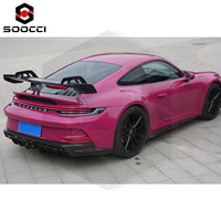 Matériau PP nouveau Kit de carrosserie de Style GT3 pour Porsche 911 992.1 992.2 séparateur de becquet inférieur accessoires de diffuseur arrière de lèvre de pare-chocs avant