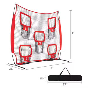 <span class=keywords><strong>Filet</strong></span> d'entraînement <span class=keywords><strong>de</strong></span> football portable personnalisé 6*6 FT, <span class=keywords><strong>filet</strong></span> <span class=keywords><strong>de</strong></span> lancer pour sport en extérieur, <span class=keywords><strong>but</strong></span> <span class=keywords><strong>de</strong></span> baseball et <span class=keywords><strong>de</strong></span> football avec 5 poches cibles Xinghai Sports - Product Image 4