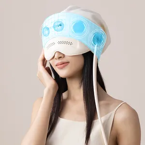Techlove, лидер продаж, полностью обернутый 6-зонный массажер для глаз с термокомпрессией для здоровья глаз