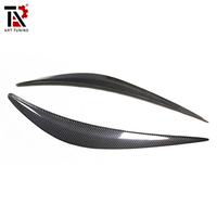 Autocollant de garniture de phare de voiture en fibre de carbone pour BMW F32 F33 F36 F80 F82 F83 2012-2017, pièces de voiture