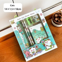 Set de Papelería con Diseño de Animales de Dibujos Animados, Cuaderno, Bolígrafo, Útiles Escolares Lindos para Niños, Regalo de Regreso a Clases, Premio de Cumpleaños, Graduación, Venta al por Mayor