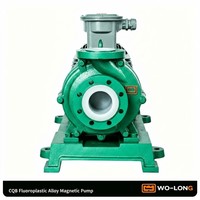 Pompe centrifuge chimique à entraînement magnétique 75HP à haute pression et haut débit, avec revêtement PFA, pour liquides semi-conducteurs OEM