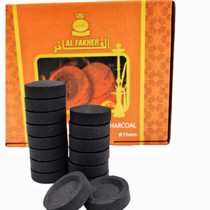Carbón de Shisha Redondo de Madera Natural de 33cm y 40cm al por Mayor - Sin Humo y Duradero - Product Image 1