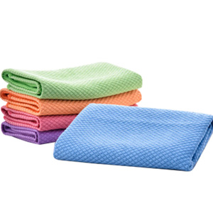 Prix bon marché écailles <span class=keywords><strong>de</strong></span> poisson chiffon d'essuyage en verre serviette <span class=keywords><strong>de</strong></span> nettoyage en microfibre absorbant chiffon <span class=keywords><strong>de</strong></span> nettoyage en verre <span class=keywords><strong>de</strong></span> voiture - Product Image 3