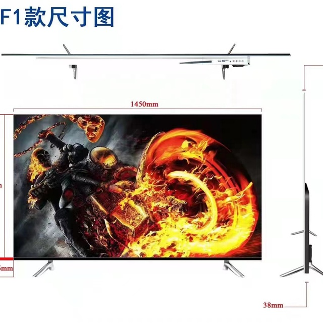 Slim A+ Grade Flat Screen 1g+8g Flexible Plasma Android 4k 8k Oled Display Smart Tv 75 Inch Lcd Televisions with Tv Stands