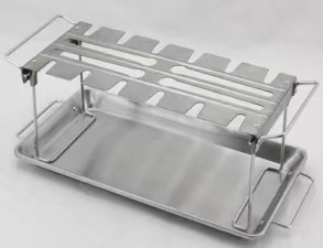 أرجل دجاج رف شواء حامل أفران شواء من الفولاذ المقاوم للصدأ حامل فرن محمصة - Product Image 2