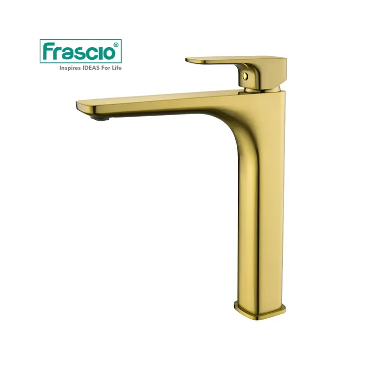 Frascio ก๊อกน้ำอ่างน้ำทองเหลือง,ชุดก๊อกน้ำอ่างน้ำสำหรับห้องน้ำ CE ROHS