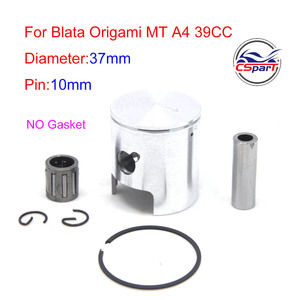 Kit de segments de Piston 37mm 10mm 39CC pour <span class=keywords><strong>Pocket</strong></span> <span class=keywords><strong>Bike</strong></span> B1 <span class=keywords><strong>Blata</strong></span> refroidi à l'air et à l'eau MT A2, pièces pour vélos de course - Product Image 2
