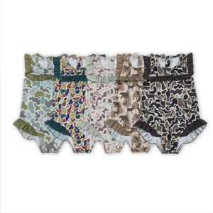 Trajes de Baño de 1 Pieza con Estampado de Camuflaje en 5 Colores para Niñas, Conjuntos de Baño para Hermanas - Product Image 1