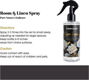 Chambre Spray Set <span class=keywords><strong>De</strong></span> Luxe Maison Naturel Organique Gardenia Huile Essentielle Spray Pour Chambre Linge Oreiller et Sommeil Spray - Product Image 2