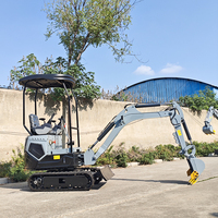 Mini-excavatrice sur chenilles 1,2 tonne, 2 tonnes, 1,5 tonne, prête à l'expédition, en stock, CE EPA EURO 5, hydraulique, pour jardin