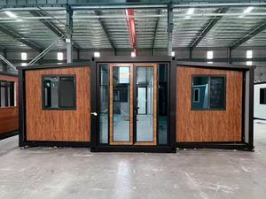 Maisons de luxe préfabriquées en conteneurs, maisons de conteneurs extensibles avec une structure renforcée pliable à double aile - Product Image 2