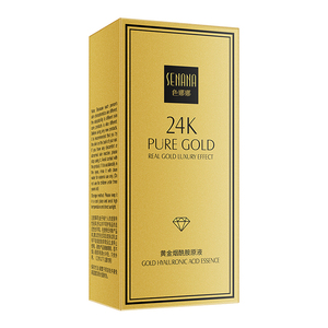 Label SENANA Hyaluronic Acid ไฮยาลูรอนิกเอสเซนส์บำรุงผิวหน้า,นิโคตินต่อต้านริ้วรอย<span class=keywords><strong>24K</strong></span> <span class=keywords><strong>Gold</strong></span> <span class=keywords><strong>Serum</strong></span> - Product Image 5