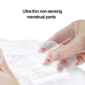 Vente en gros <span class=keywords><strong>de</strong></span> serviettes hygiéniques jetables en coton pour femmes, pantalons, couches menstruelles sexy à usage nocturne, serviettes hygiéniques périodiques jetables OEM - Product Image 5