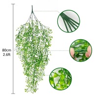Guirlande de fleurs artificielles Huaien en saule, en plastique, à suspendre au mur, pour décoration de Noël intérieure et extérieure