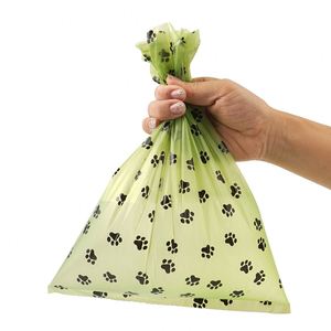 Wholesale Eco Friendly Dog Poop Bags Biodegradable <b>Compostable</b> Durable Disposable Plastic Custom Pet Waste Dog Poop Bags - Product Image 2