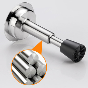 Hydraulic <b>Buffer</b> Door Stopper Stainless Steel <b>Floor</b> Mount Minimalist Design For Door Entrance Durable Anti Collision Device - Product Image 4