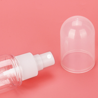Bouteille de lotion en plastique d'emballage cosmétique de luxe recyclable de 110ml de bouchon rond d'OMI avec la pompe de jet de brume corporelle pour l'emballage de soins de la peau