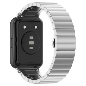 Correa <span class=keywords><strong>de</strong></span> Metal <span class=keywords><strong>de</strong></span> Acero Inoxidable para Reloj Huawei Watch Fit 3, Pulseras y Correas para Huawei Watch Fit 4 3 2 1 - Product Image 4