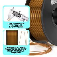 Filament d'imprimante 3D LZK PETG en fibre de carbone 1,75 mm, température d'impression 240°C, fabriqué en Chine
