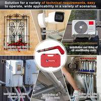 Kit de Pistola Clavadora de Concreto Manual Ajustable de 5 Velocidades para Decoradores Profesionales