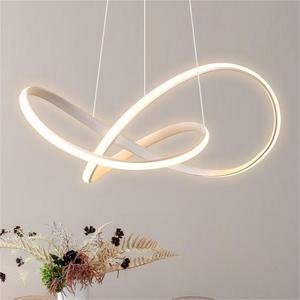 <span class=keywords><strong>Lampadario</strong></span> a Sospensione Moderno a <span class=keywords><strong>Cerchio</strong></span> Stile Scandinavo Creativo Minimalista a Linee per Soggiorno Camera da Letto Ristorante e Bar - Product Image 2