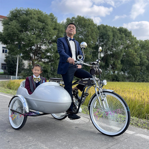 Triciclo Eléctrico Híbrido Clásico Retro <span class=keywords><strong>para</strong></span> Turismo, 4-6 Personas, Decoración <span class=keywords><strong>para</strong></span> Bodas, Fiestas y <span class=keywords><strong>Eventos</strong></span> - Product Image 6