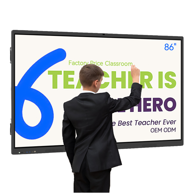 55" 65" 75" 86" 98" 110" 4K Ultra HD Touch Screen Monitor Air Bonded Multi Touch Smart Board Interactive Whiteboard