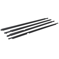 Embellecedor de ventana lateral de coche, 4 Uds., moldura de cinturón de puerta, burletes, cinturón de sellado apto para Toyota Corolla 2009 2010 2011 2012