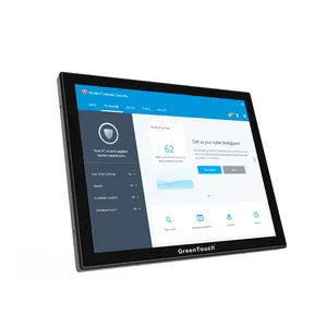 Green Touch 19 inch open frame 1280 x1024 industrial capacitive touch monitor with HD/VGA/DVI port for kiosk service