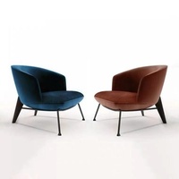 Canapé paresseux, nouveau style chinois, fauteuil simple multifonctionnel, chaise de salon confortable en métal, mobilier de maison
