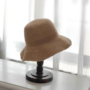 Chapeau cloche en papier raphia fin pour femmes, fait à la main au crochet, pliable, à large bord, chapeau floppy <span class=keywords><strong>capeline</strong></span> - Product Image 5
