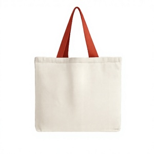 Best Selling Wholesale Customizable Color Logo Zipper Closure Shoulder/Hand Handles <b>Extra</b> <b>Large</b> Cotton Grocery Tote Canvas <b>Bags</b> - Product Image 5