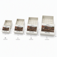 Boîte à couvercle et base en carton ondulé kraft avec logo personnalisé pour l'emballage de chocolats et de biscuits, boîte télescopique artistique haut de gamme, écologique