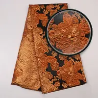 Afrika dantel kumaş jakarlı iplik dantel brokar dantel giysi kumaşı kumaş