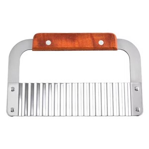 L Konco Acier Inoxydable Vague Coupe-Pommes De Terre Outil De Coupe Crinkle <span class=keywords><strong>pour</strong></span> Frites Fruits Légumes <span class=keywords><strong>Gadget</strong></span> En Métal Durable Usage Domestique - Product Image 4