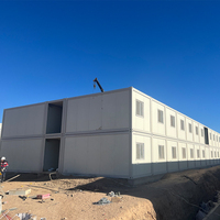 Conteneur pliable de 20 pieds pour livraison en vrac, unité de conteneur modulaire avec conception d'assemblage pour bureaux de chantier et salles de sécurité