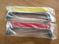 2pcs Pack Triangle d'avertissement pliable en ABS Outils d'urgence Réfléchissant Jaune & Rouge Triangle de signalisation