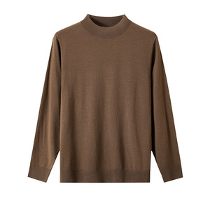 Người Đàn Ông Của Tốt Len Nửa Cao Cổ Áo Len Kinh Doanh Giản Dị Đầu Mùa Thu Dệt Kim Đáy Áo Sơ Mi Mùa Đông Mặc - Product Image 4