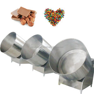 Automático Azúcar Caramelo Cacahuete Pan Migas Tuerca Recubrimiento Pan Máquina Tuercas Máquinas de procesamiento - Product Image 1