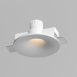 天井照明リビングルーム & ホテルインテリア照明用丸型ボーダレスLED石膏ダウンライト - Product Image 3