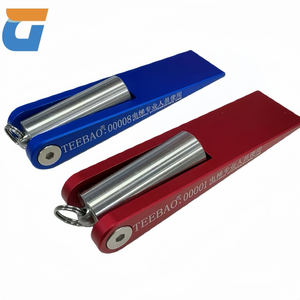 Clé triangulaire TEEBAO pour ascenseur, porte d'entrée - Jauge d'espacement 3-en-1 (80-2240 mm) et butée de porte rouge - Product Image 5