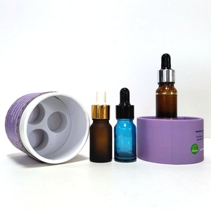 บรรจุภัณฑ์น้ำมันหอมระเหย 5 มล. 10 มล. 15 มล. 30 มล. 50 มล. 100 มล. ขวดแก้วหยดเซรั่มสีดำด้านสำหรับเครื่องสำอาง พร้อมกล่องกระดาษ - Product Image 5