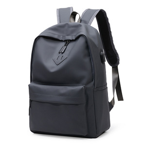 Sac à dos scolaire personnalisé en nylon uni pour filles du collège, petit sac à dos coréen pour étudiants, sac à dos tendance pour hommes - Product Image 1