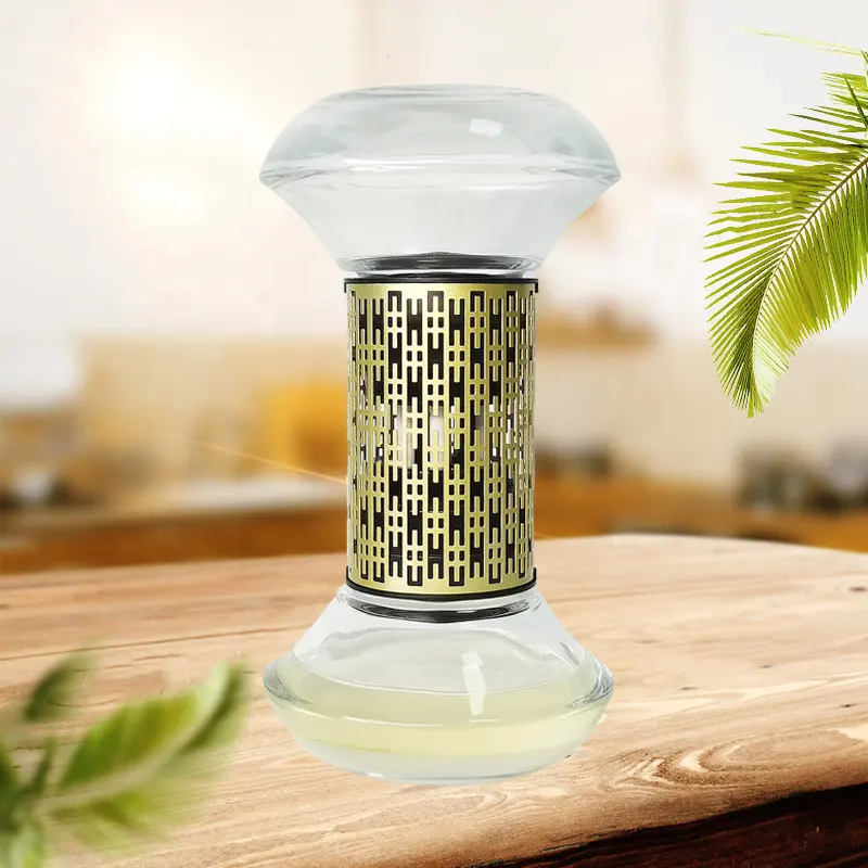 Luxury essential oil diffusers home hotel desktop perfume aroma diffuser bottle air purification hourglass diffuser gift box