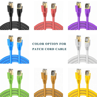 Kabel Patch Cat5e Kecepatan Tinggi 1/3/5/8/10/15/25/30m, 100% Tembaga Murni FTP Cat 5e Ethernet Internet 1Gbps RJ45 Kabel Jaringan