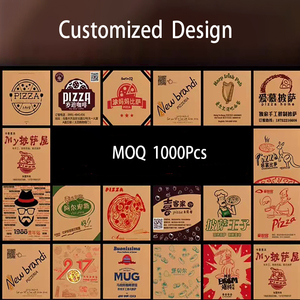 Nicro tùy chỉnh thiết kế bao bì thực phẩm hộp bánh <span class=keywords><strong>pizza</strong></span> takeout thực phẩm đóng gói gấp kraft hộp giấy dùng một lần takeaway bánh <span class=keywords><strong>pizza</strong></span> carton - Product Image 2