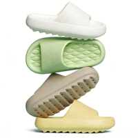 Sandales EVA pour femmes à bout ouvert, style décontracté, design nuage, semelle souple antidérapante, pour l'été, l'automne et le printemps